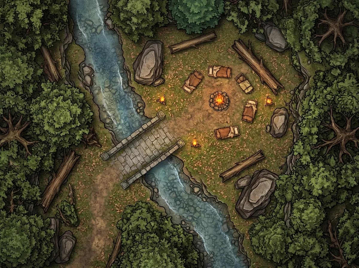 D&D Map Generator - DnD Campaign Map